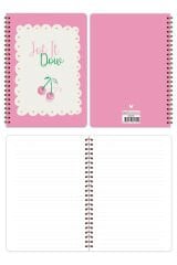 A5 Spiralli Okul Defteri 80 yaprak 4'lü Set - Çizgili