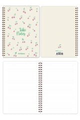 A5 Spiralli Okul Defteri 80 yaprak 4'lü Set - Çizgili