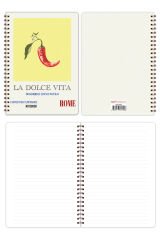 A5 Spiralli Okul Defteri 80 yaprak 4'lü Set - Çizgili