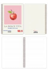 A5 Spiralli Okul Defteri 80 yaprak 4'lü Set - Çizgili