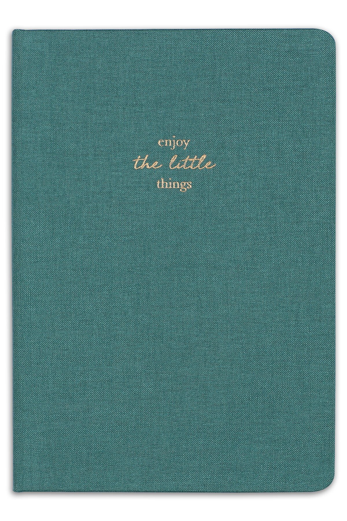 Matt Notebook 14x20 Sert Kapak Defter Düz,Çizgisiz Koyu Yeşil