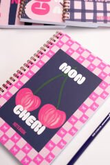 A5 Spiralli Okul Defteri 80 yaprak 4'lü Set - Kareli