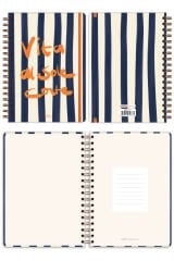 Matt Notebook B5 17x24 cm Spiralli Lastikli Düz, Çizgisiz Tarihsiz Not Defteri