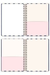 Matt Notebook B5 17x24 cm Spiralli Lastikli Düz, Çizgisiz Tarihsiz Not Defteri