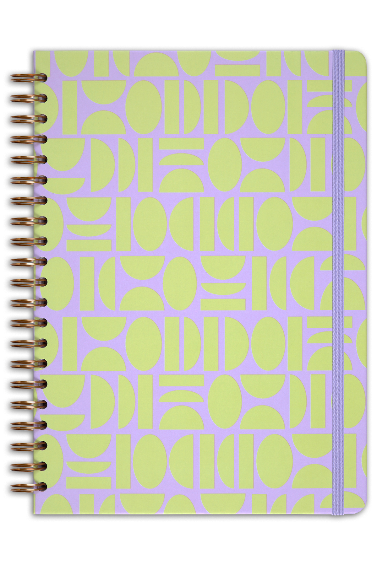 Matt Notebook 20x28 cm A4 Lastikli Spiralli Sert Kapak Not Defteri Kareli