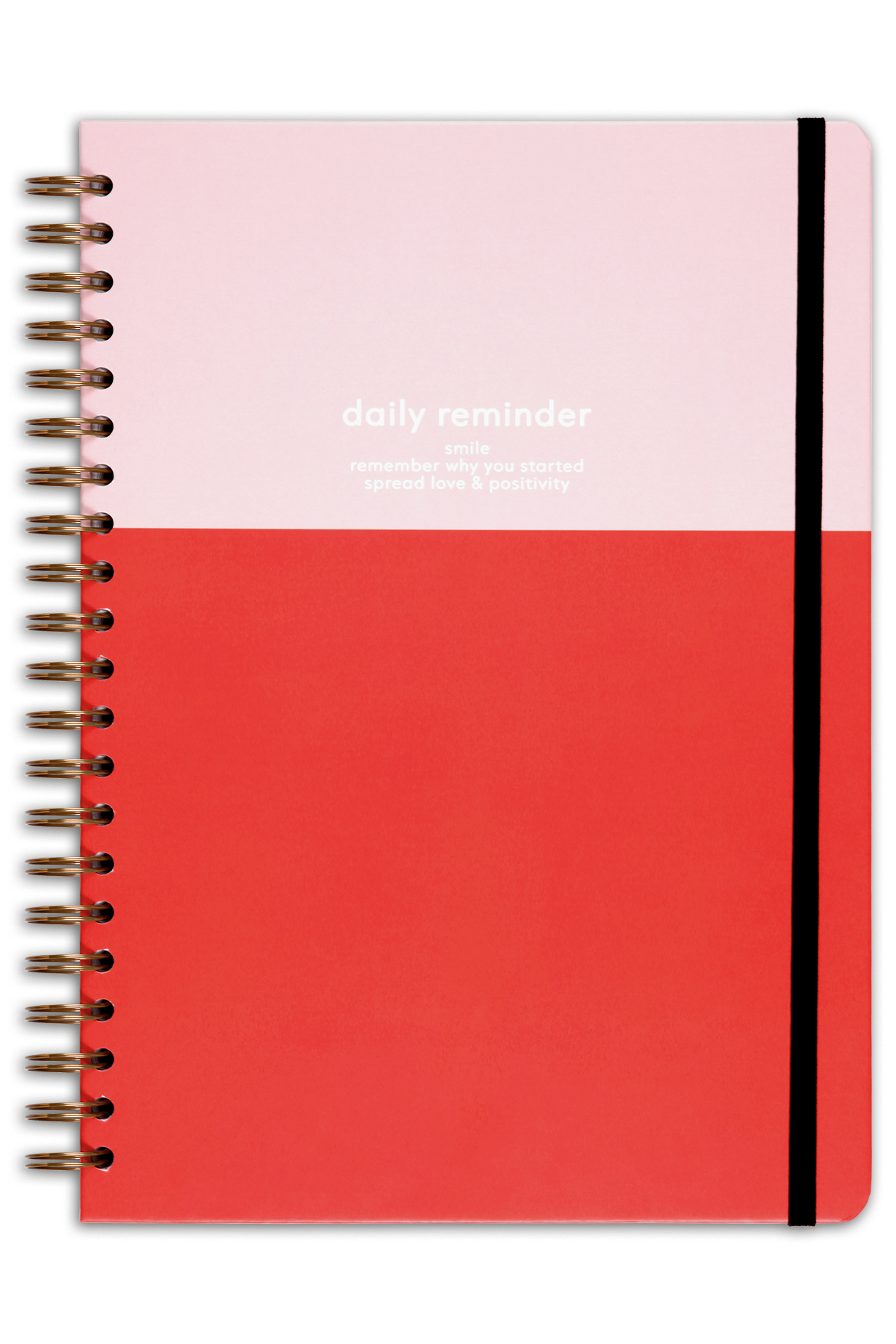 Matt Notebook 20x28 cm A4 Lastikli Spiralli Sert Kapak Not Defteri Çizgili