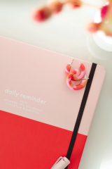 Matt Notebook 20x28 cm A4 Lastikli Spiralli Sert Kapak Not Defteri Çizgili