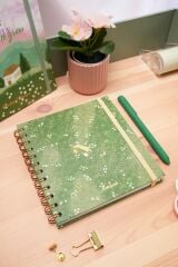 Matt Notebook 15x15 cm Kare 2'li Set Spiralli Süresiz Planlayıcı Ajanda ve Defter