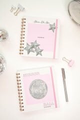 Matt Notebook 15x15 cm Kare 2'li Set Spiralli Çizgili Tarihsiz Not Defteri