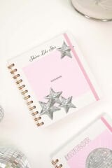 Matt Notebook 15x15 cm Kare 2'li Set Spiralli Çizgili Tarihsiz Not Defteri