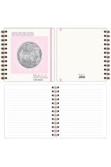 Matt Notebook 15x15 cm Kare 2'li Set Spiralli Çizgili Tarihsiz Not Defteri