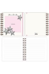 Matt Notebook 15x15 cm Kare 2'li Set Spiralli Çizgili Tarihsiz Not Defteri