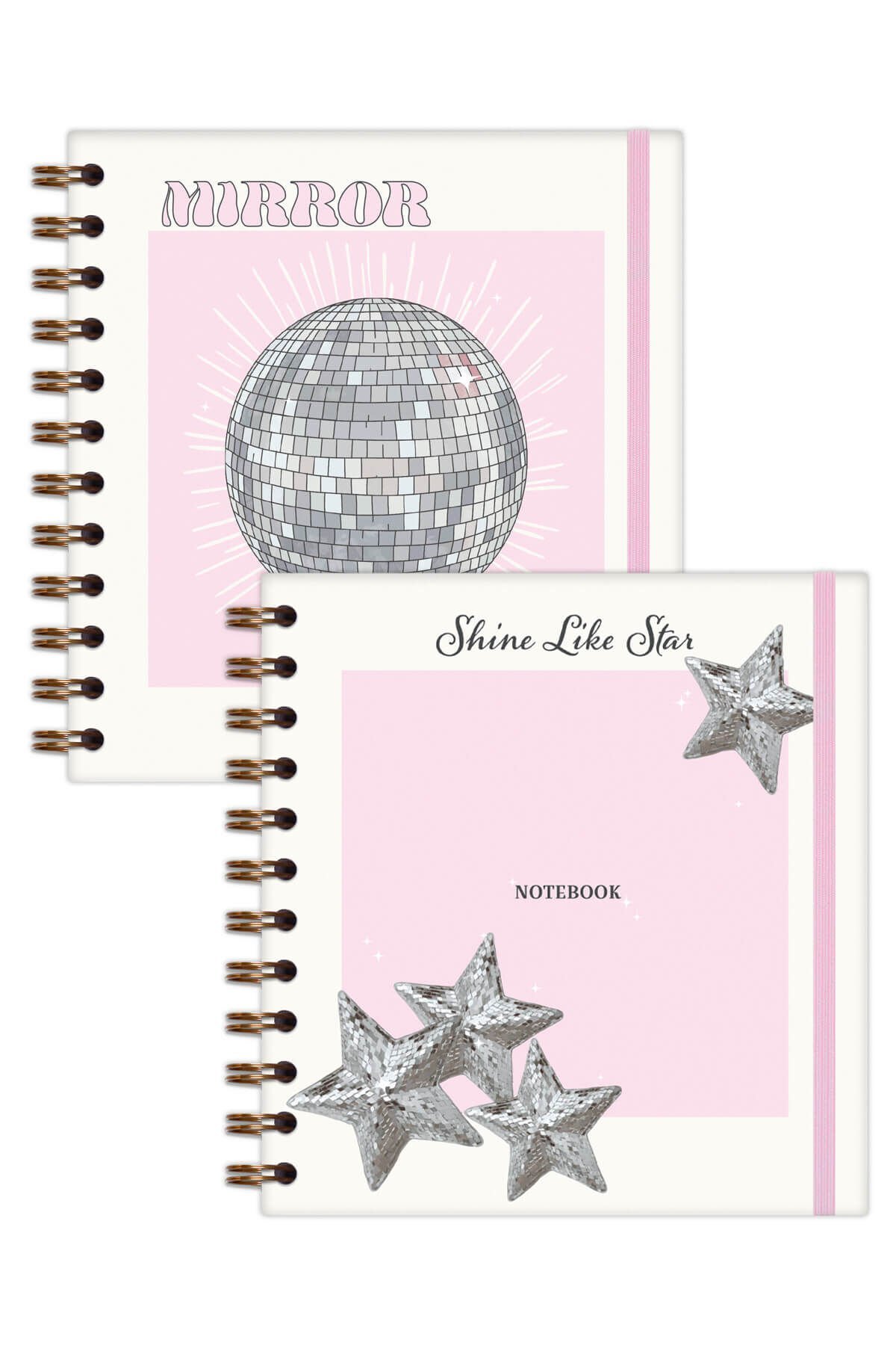 Matt Notebook 15x15 cm Kare 2'li Set Spiralli Çizgili Tarihsiz Not Defteri