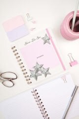 Matt Notebook 15x15 cm Kare 2'li Set Spiralli Çizgili Tarihsiz Not Defteri