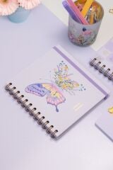 Matt Notebook 15x15 cm Kare 2'li Set Spiralli Süresiz Planlayıcı Ajanda ve Defter