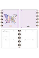 Matt Notebook 15x15 cm Kare 2'li Set Spiralli Süresiz Planlayıcı Ajanda ve Defter