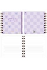 Matt Notebook 15x15 cm Kare 2'li Set Spiralli Süresiz Planlayıcı Ajanda ve Defter