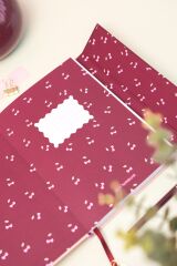 Matt Notebook A5 15x21 Mıknatıslı Kapak Defter Çizgili Kiraz