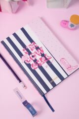 Matt Notebook A5 15x21 Mıknatıslı Kapak Defter Çizgili Fiyonk