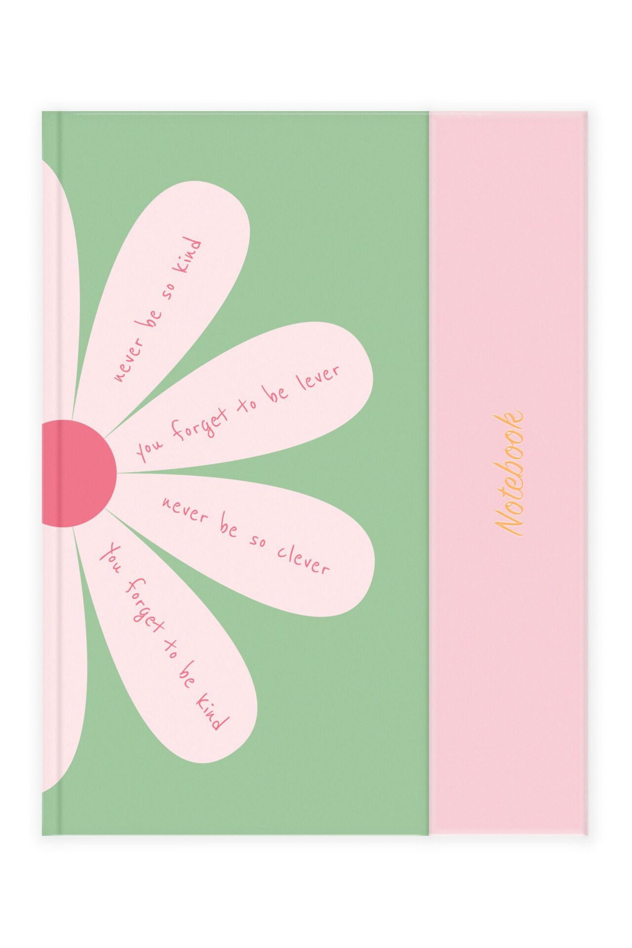 Matt Notebook A5 15x21 Mıknatıslı Kapak Defter Çizgili Papatya