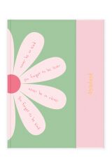 Matt Notebook A5 15x21 Mıknatıslı Kapak Defter Çizgili Papatya