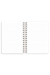 Matt Notebook A5 15x21 cm Spiralli Çizgili Tarihsiz Not Defteri Ekose
