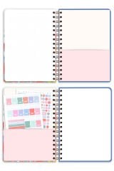 Matt Notebook 2025-2026 A5 Akademik Ajanda Spiralli 15x21 cm - 17 Aylık