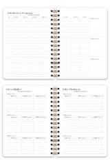 Matt Notebook 2025-2026 A5 Akademik Ajanda Spiralli 15x21 cm - 17 Aylık