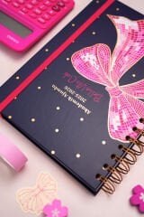 Matt Notebook 2025-2026 A5 Akademik Ajanda Spiralli 15x21 cm - 16 Aylık - Motivasyon Sayfalı Fiyonk