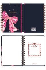 Matt Notebook 2025-2026 A5 Akademik Ajanda Spiralli 15x21 cm - 16 Aylık - Motivasyon Sayfalı Fiyonk