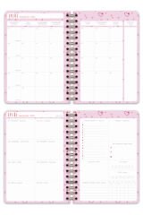 Matt Notebook 2025-2026 A5 Akademik Ajanda Spiralli 15x21 cm - 16 Aylık - Motivasyon Sayfalı Fiyonk