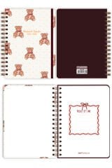 Matt Notebook 2025-2026 A5 Akademik Ajanda Spiralli 15x21 cm - 16 Aylık - Motivasyon Sayfalı
