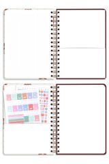 Matt Notebook 2025-2026 A5 Akademik Ajanda Spiralli 15x21 cm - 16 Aylık - Motivasyon Sayfalı