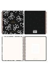 Matt Notebook 2025-2026 Akademik Kare Ajanda Spiralli - 17 Aylık Fiyonk