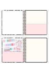 Matt Notebook 2025-2026 Akademik Kare Ajanda Spiralli - 17 Aylık Fiyonk