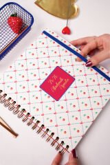 Matt Notebook 2025-2026 Akademik Kare Ajanda Spiralli - 17 Aylık