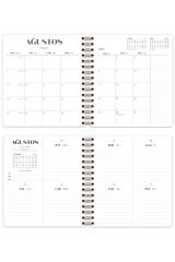 Matt Notebook 2025-2026 Akademik Kare Ajanda Spiralli - 17 Aylık