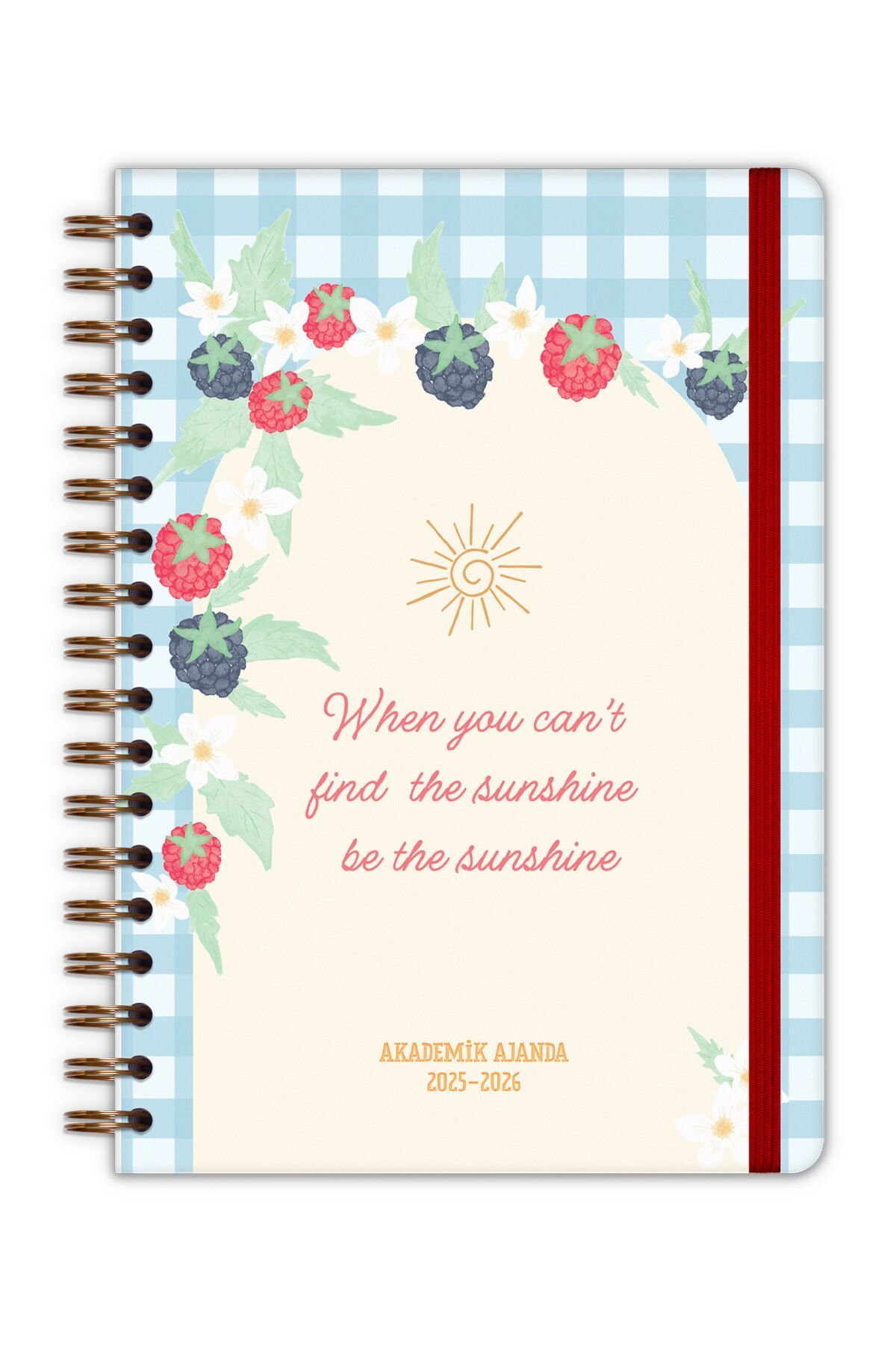 Matt Notebook 2025-2026 Akademik Ajanda Spiralli 17x24 cm - 17 Aylık