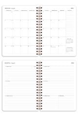 Matt Notebook 2025-2026 Akademik Ajanda Spiralli 17x24 cm - 17 Aylık