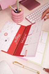 Matt Notebook 2025-2026 16 Aylık Akademik Masaüstü Planlayıcı Takvim