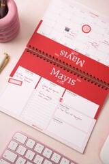 Matt Notebook 2025-2026 16 Aylık Akademik Masaüstü Planlayıcı Takvim