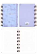 Matt Notebook A5 15x21 cm Spiralli Lastikli 2'li Tarihsiz Not Defteri Seti 1 Kareli 1 Çizgili