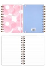 Matt Notebook A5 15x21 cm Spiralli Lastikli 2'li Tarihsiz Not Defteri Seti 1 Kareli 1 Çizgili