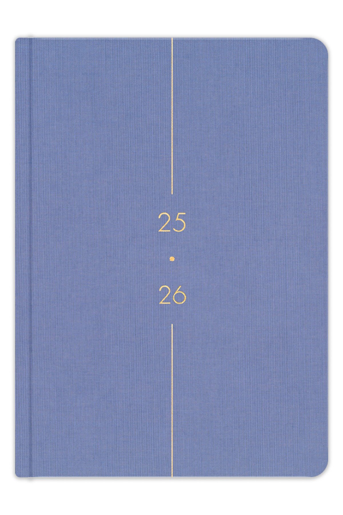 Matt Notebook 2025-2026 A5 Keten Akademik Ajanda 15x21 cm - 17 Aylık Lila
