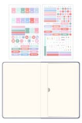 Matt Notebook 2025-2026 A5 Keten Akademik Ajanda 15x21 cm - 17 Aylık Lila