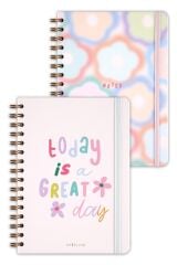 Matt Notebook A5 15x21 cm Spiralli Lastikli 2'li Tarihsiz Not Defteri Seti 1 Kareli 1 Çizgili
