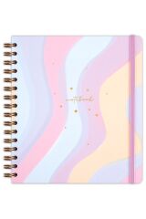 Matt Notebook 19x21 cm Kare Lastikli Spiralli Sert Kapak Not Defteri Kareli