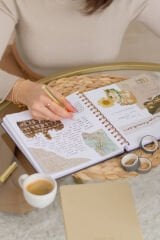 Matt Notebook 19x21 cm Kare Lastikli Spiralli Sert Kapak Not Defteri Çizgili
