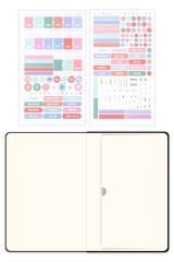 Matt Notebook 2025-2026 A5 Keten Akademik Ajanda 15x21 cm - 17 Aylık Siyah