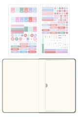 Matt Notebook 2025-2026 A5 Keten Akademik Ajanda 15x21 cm - 17 Aylık Yeşil